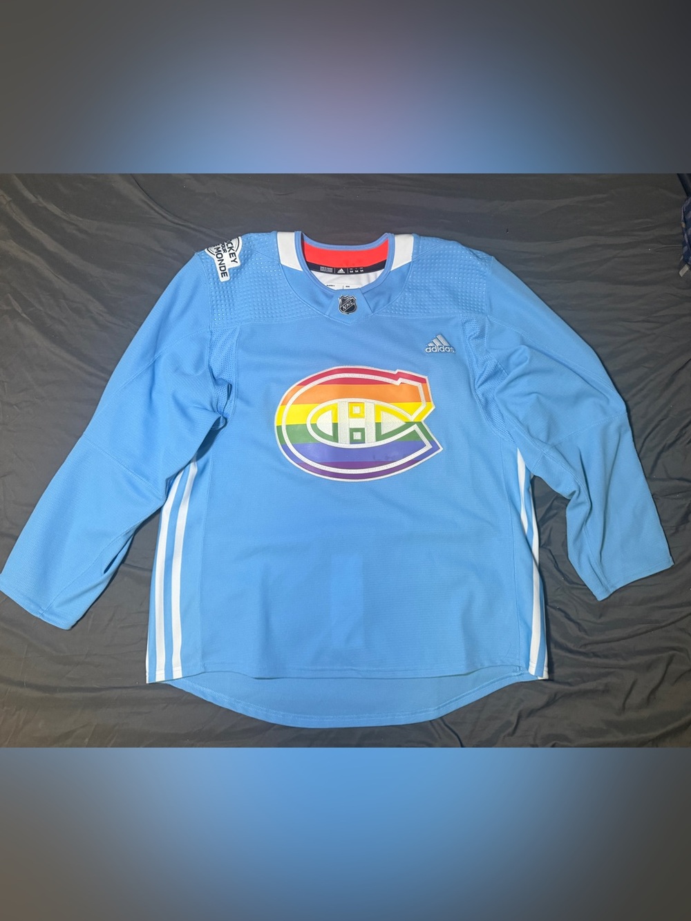 2021 Adidas Montreal Canadiens LGBTQ+ Pride NHL Jersey
Size 52 / L-XL